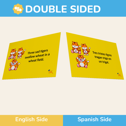 Tarjetas didácticas para aprender frases en español