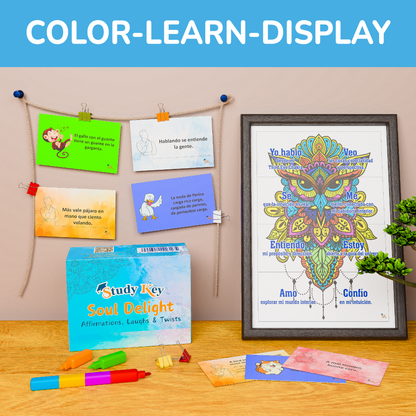 Tarjetas didácticas para aprender frases en español