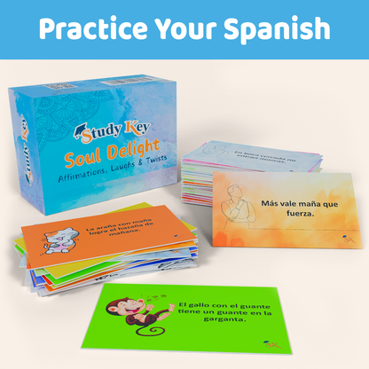 Tarjetas didácticas para aprender frases en español